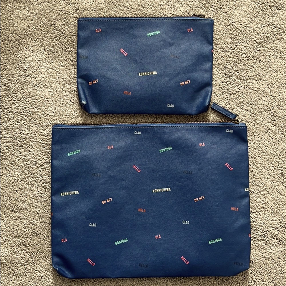 Marine Layer toiletry bags 2 pack